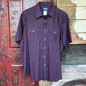 Wrangler pearlsnap ranch shirt size xxl